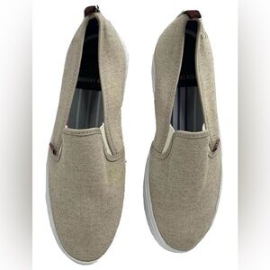 Ben Sherman Beige Slip-On Loafers